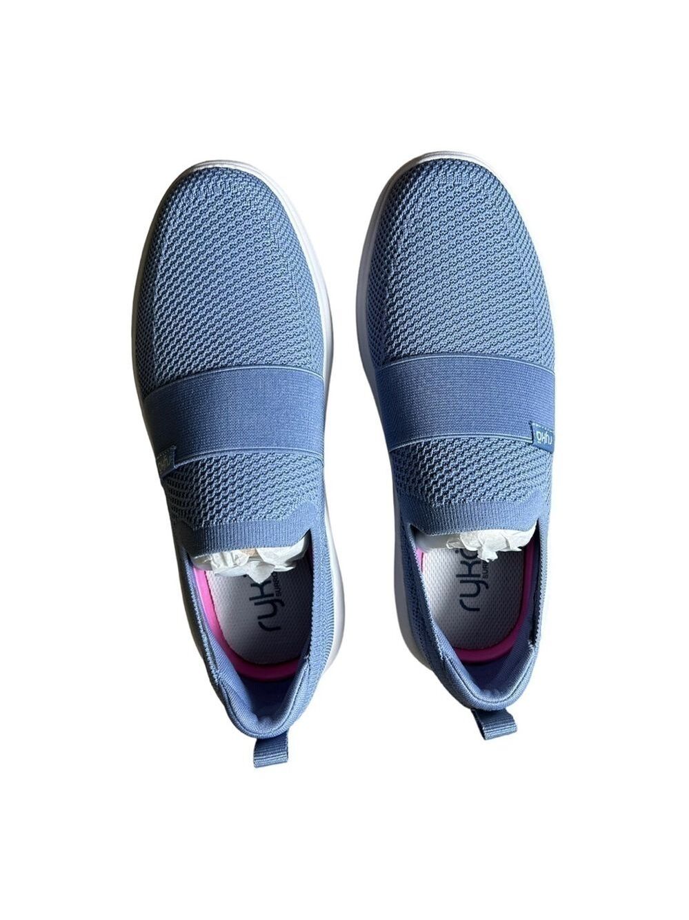 Ryka Astrid Knit Slip-On Sneaker (in tempst blue) - Picture 3 of 13